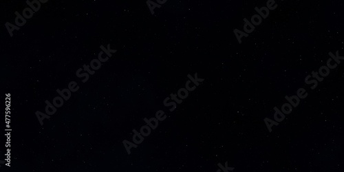 Clear night with visible stars. View at the center of the galaxy.