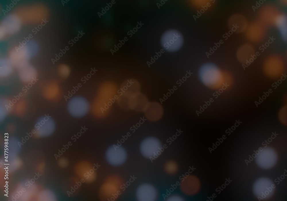 Bokeh abstract texture. Colorful. Defocused background. Blurred bright light. Circular points. - obrazy, fototapety, plakaty 