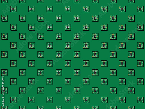 Pixel 8 bit silicon chip background -seamless high res pattern