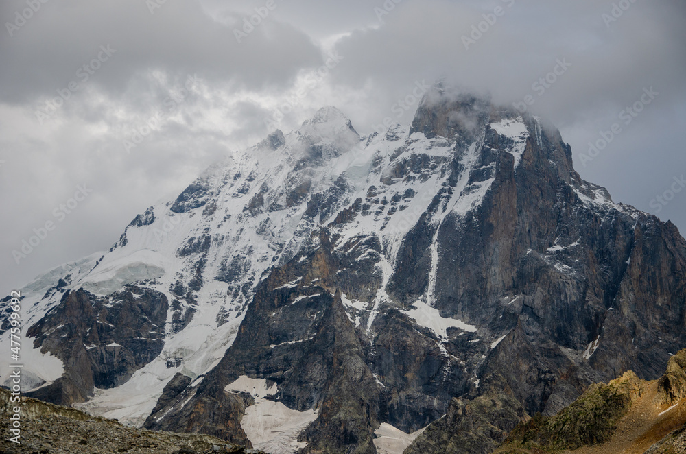 mountain in the snow