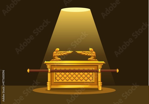 Ark of the covenant religion illustration vector