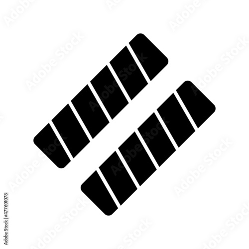Wafer Glyph Vector Icon Design