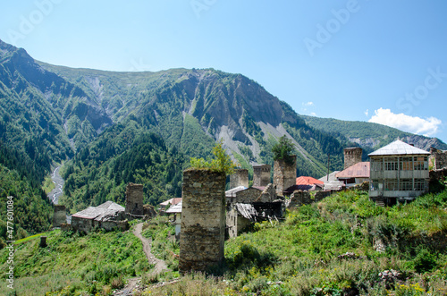 Wallpaper Mural mountain hut in the mountains Torontodigital.ca