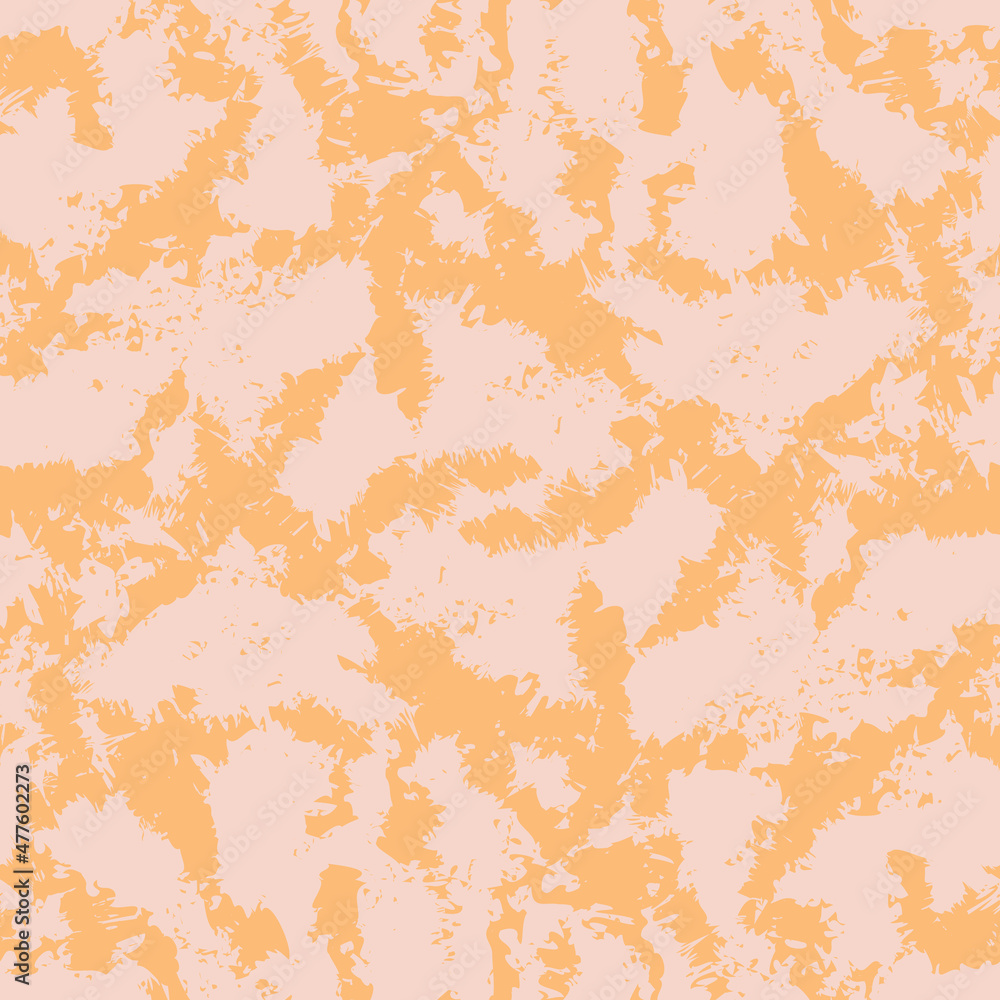 A pastel peach abstract seamless vector pattern