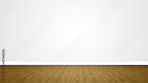 Concept or conceptual vintage or grungy brown background of natural wood or wooden old texture floor as a retro pattern layout on white. A 3d illustration metaphor to time  material  emptiness   age 