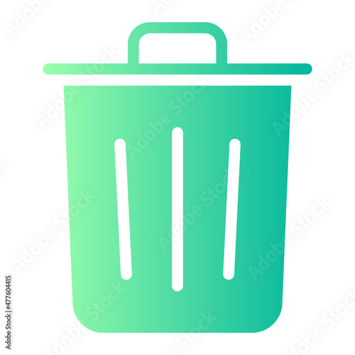 delete gradient icon