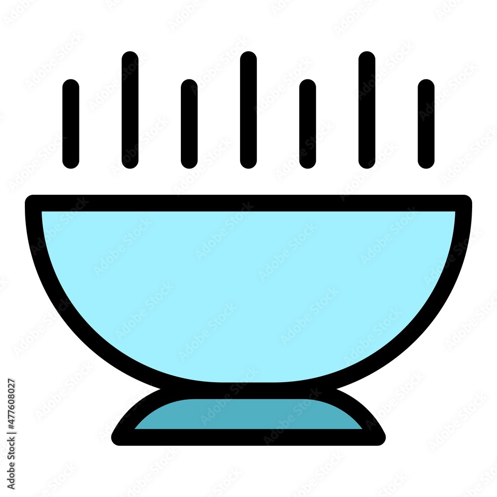 Healthy breakfast icon. Outline healthy breakfast vector icon color flat isolated Healthy breakfast icon. Outline healthy breakfast vector icon color flat isolated