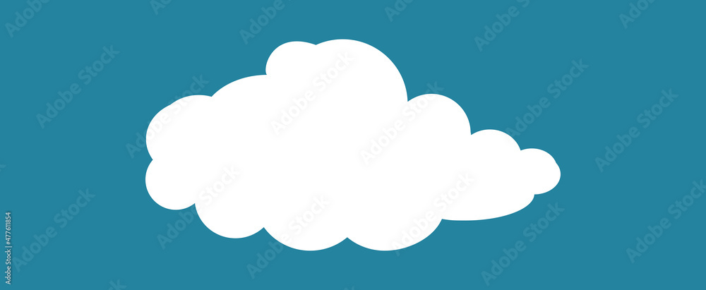 Cloud isolated on background. Cloud for web site, poster, placard and wallpaper. Creative modern concept. Cloud vector illustration Cloud isolated on background. Cloud for web site, poster, placard and wallpaper. Creative modern concept. Cloud vector illustration