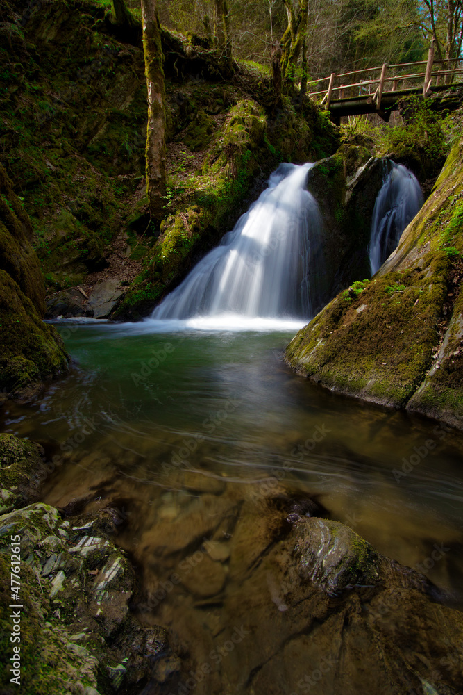 Obraz premium Waterfall on the Moselle Germany