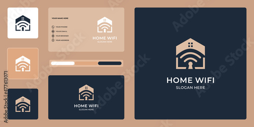 Inspiration Secure Smart Home Logo Design.