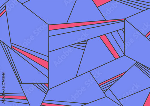 Simple background with abstract geometric lines pattern. Abstract interior wallpaper