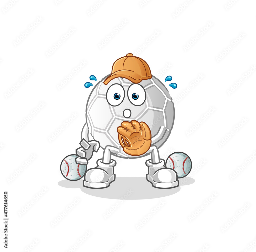 hand ball baseball Catcher cartoon. cartoon mascot vector hand ball baseball Catcher cartoon. cartoon mascot vector
