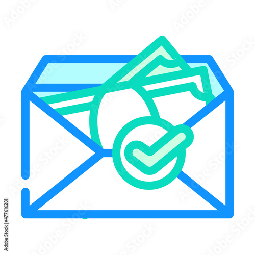 bribe compliance color icon vector. bribe compliance sign. isolated symbol illustration