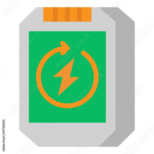 battery flat icon