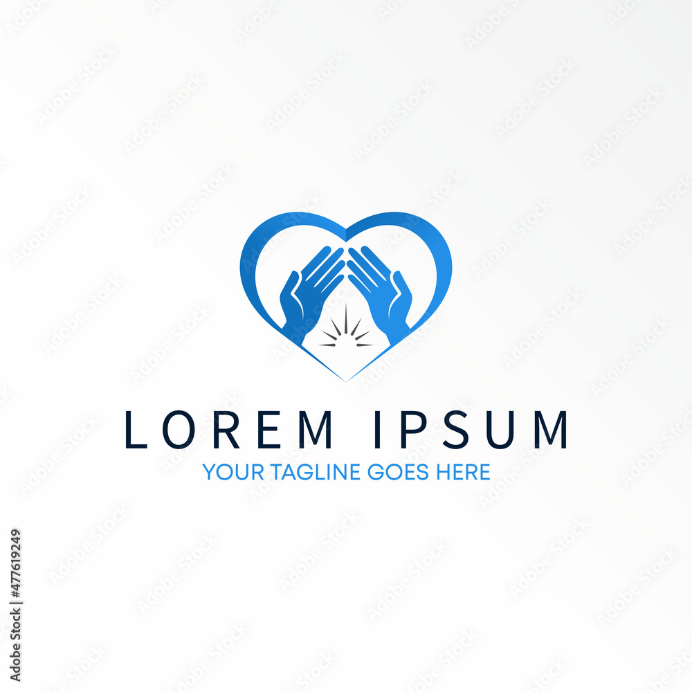 Line art Love and Hands pray image graphic icon logo design abstract concept vector stock. Can be used as a symbol related to hope or religion. Line art Love and Hands pray image graphic icon logo design abstract concept vector stock. Can be used as a symbol related to hope or religion.
