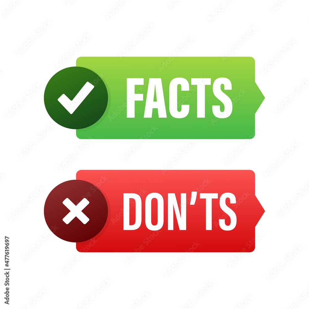 Myths facts. Facts, great design for any purposes. Vector stock illustration. Myths facts. Facts, great design for any purposes. Vector stock illustration.