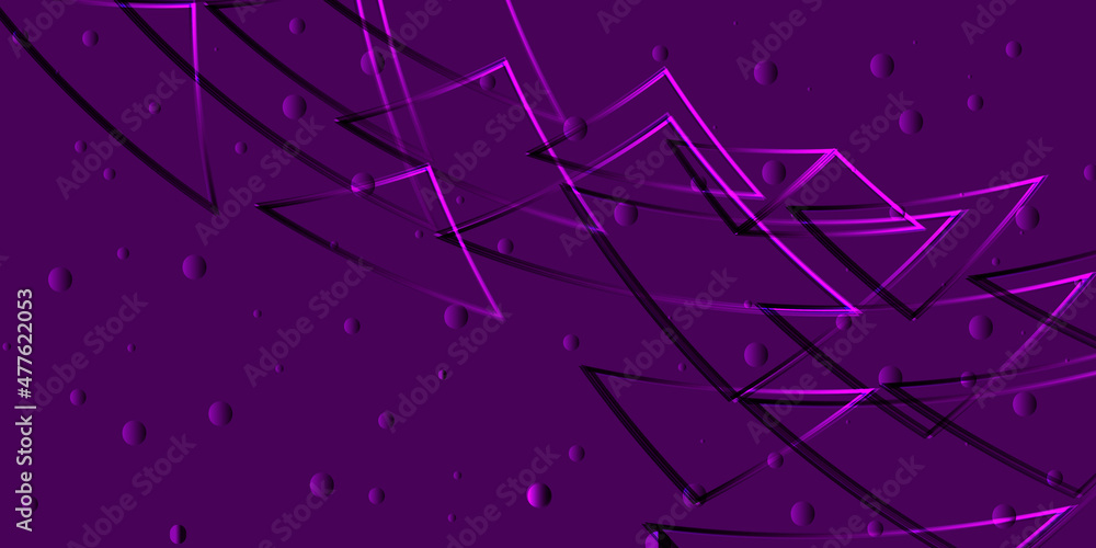Purple triangle background