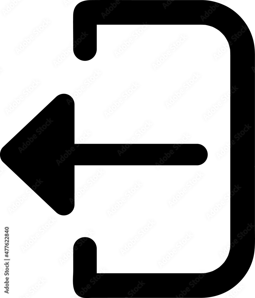 An exit vector icon. The symbol of an exit..eps An exit vector icon. The symbol of an exit..eps