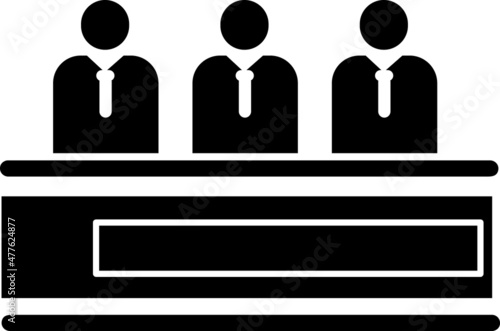 Job commission expert icon. Simple illustration of job commission expert vector icon.eps