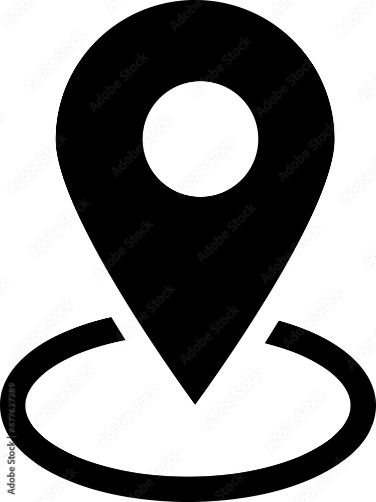 Mark and Location Symbol on the map vector icon.A sign of a route..eps Mark and Location Symbol on the map vector icon.A sign of a route..eps