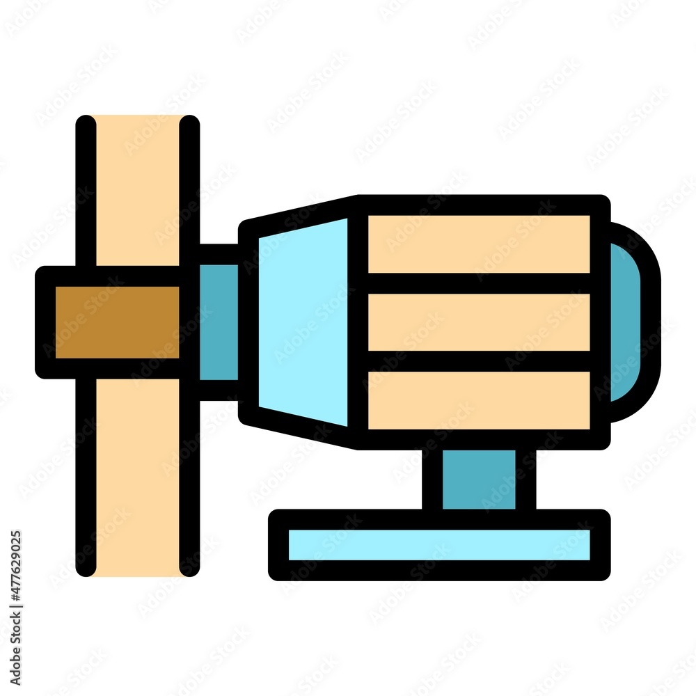 Control valve icon. Outline control valve vector icon color flat isolated Control valve icon. Outline control valve vector icon color flat isolated