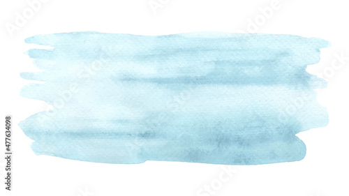 Abstract watercolor blue paintbrush texture