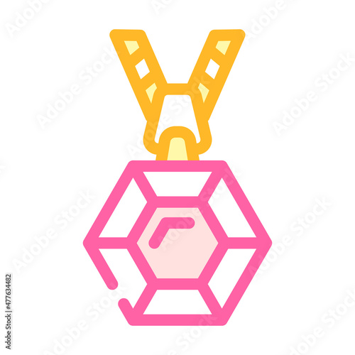 jewelry fashion accessory color icon vector. jewelry fashion accessory sign. isolated symbol illustration