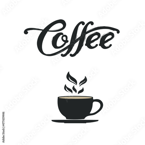 Coffee addict illustration, coffee lover t shirt design. Vector