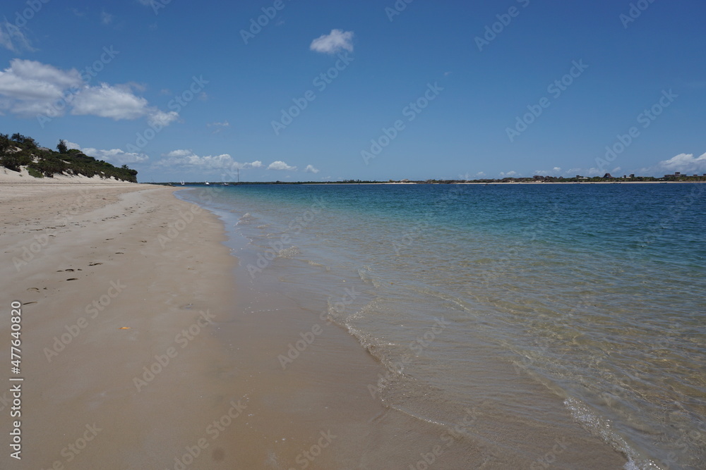 Picturesque beach on Lamu Island close to Shela