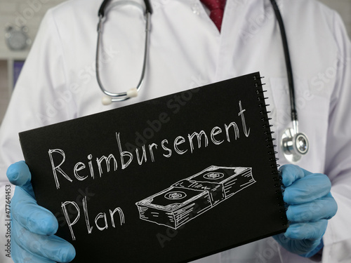 Reimbursement Plan is shown on the business photo using the text
