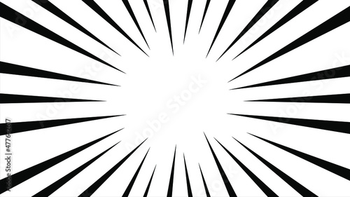 Hyper Speed Warp Sunshine or Boom Explosion for Radial Comic Book Background
