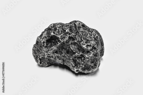 Papier peint Iron meteorite Campo del Cielo with white background