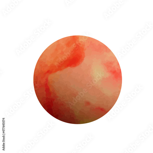 colored ball, isolated vector design element