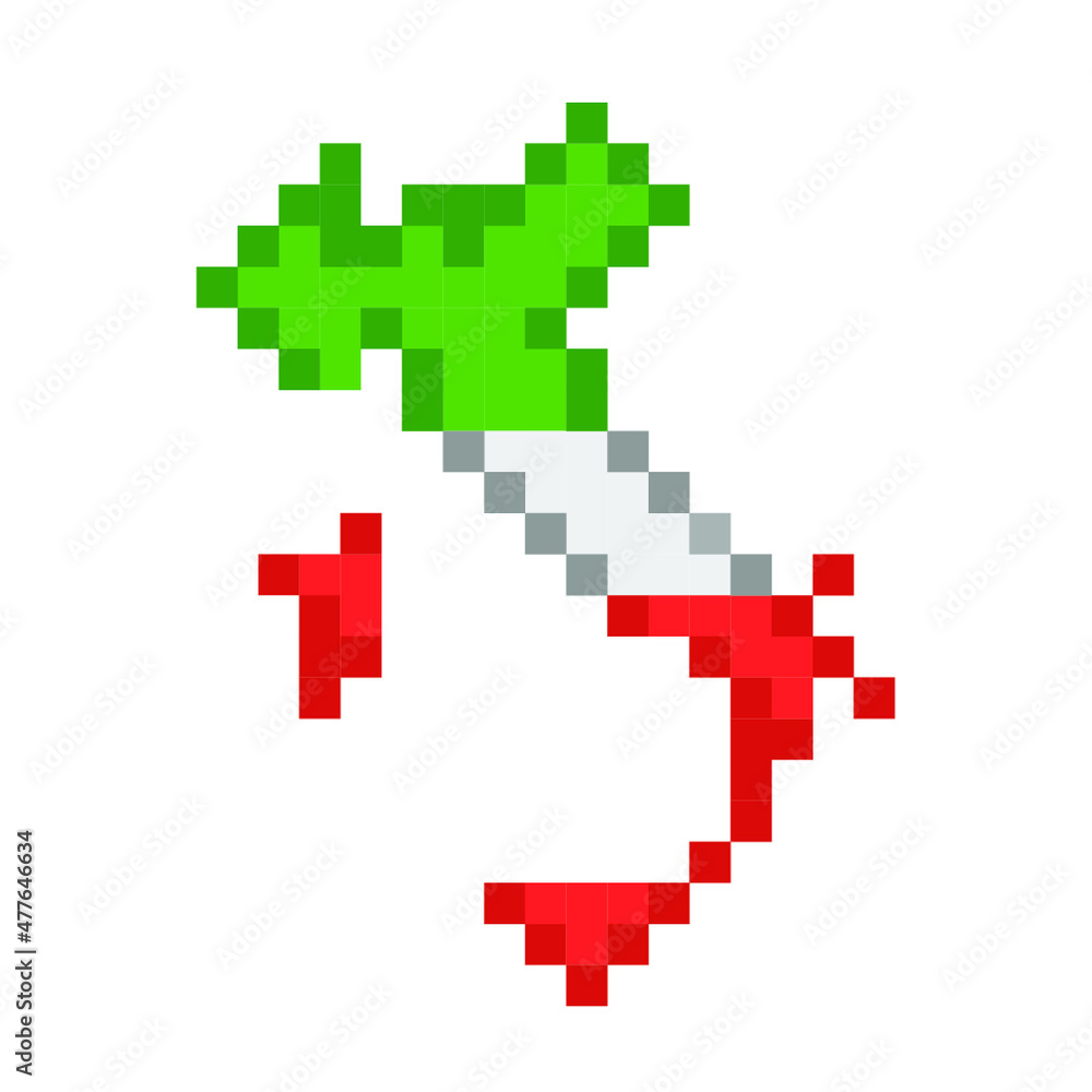 ITALY MAP 8 bit - Vector Fully Editable ITALY MAP 8 bit - Vector Fully Editable