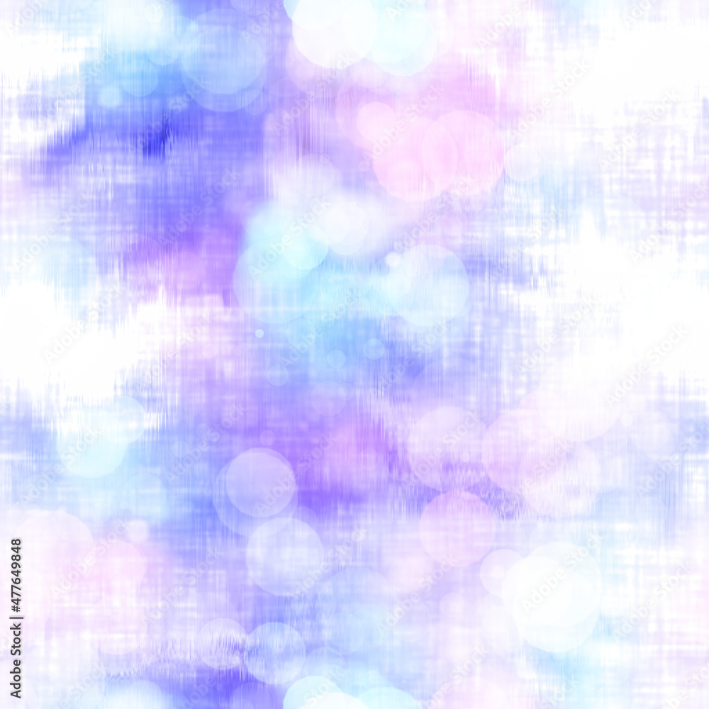Seamless pale pastel tie dye bokeh texture. Soft tone on tone summer repeat background with washed out sun bleached ink dyed effect. Seamless pale pastel tie dye bokeh texture. Soft tone on tone summer repeat background with washed out sun bleached ink dyed effect.