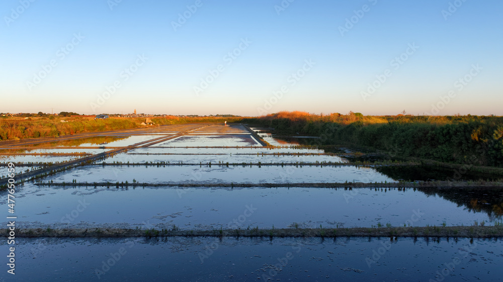 Guerande saltmarsh in Loire-Atlantique coast Guerande saltmarsh in Loire-Atlantique coast
