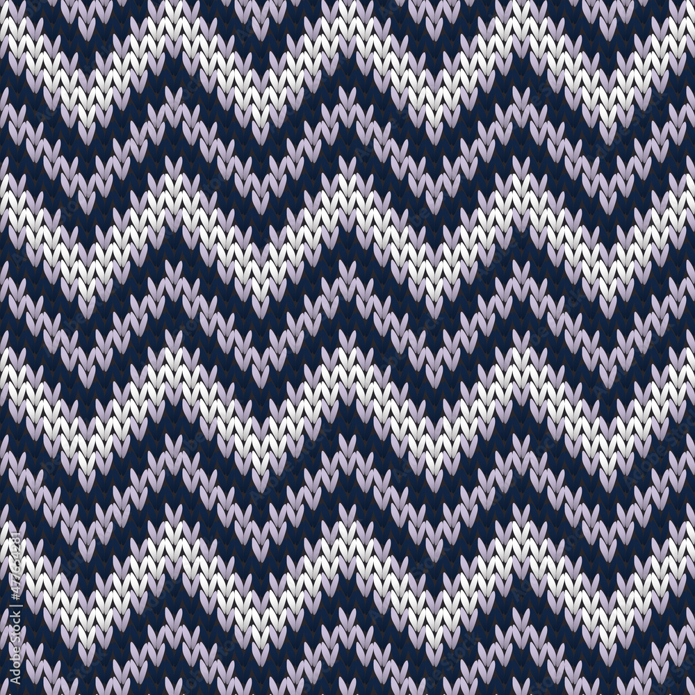 Jersey chevron stripes christmas knit geometric