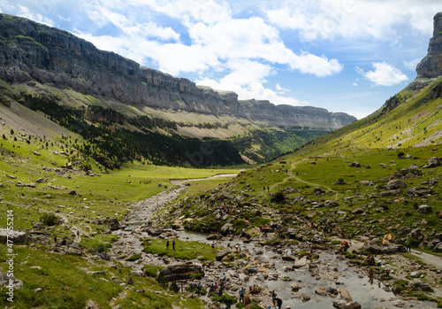 Mountain views of the pyrenees