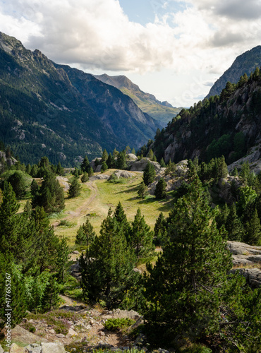 Mountain landscape in the Pyrenees