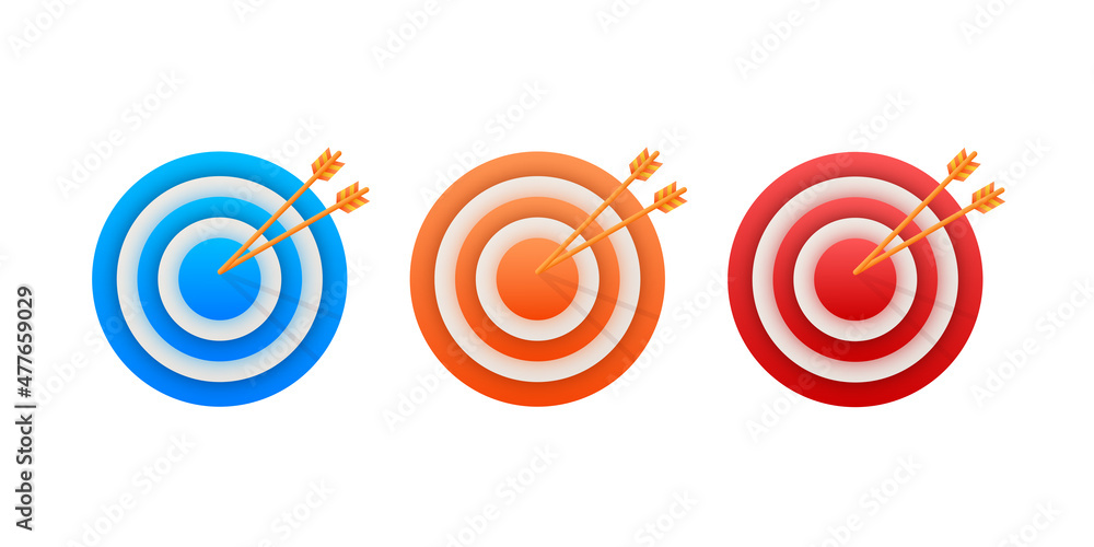Target customer with an arrow flat icon concept market goal vector picture image. Concept target market, audience, group, consumer. Target customer with an arrow flat icon concept market goal vector picture image. Concept target market, audience, group, consumer.