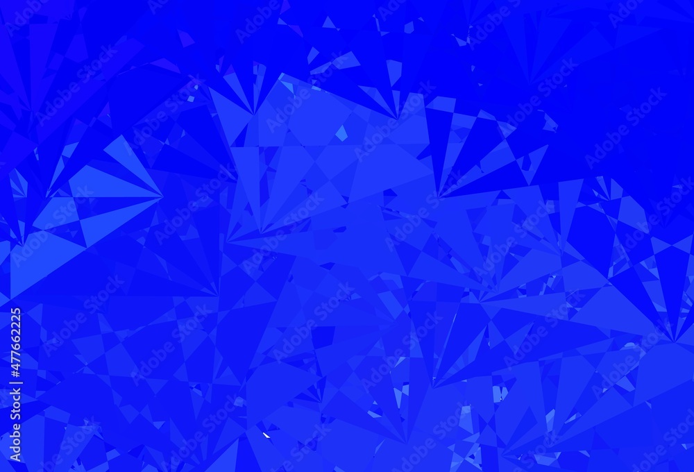 Dark BLUE vector background with random forms. Dark BLUE vector background with random forms.