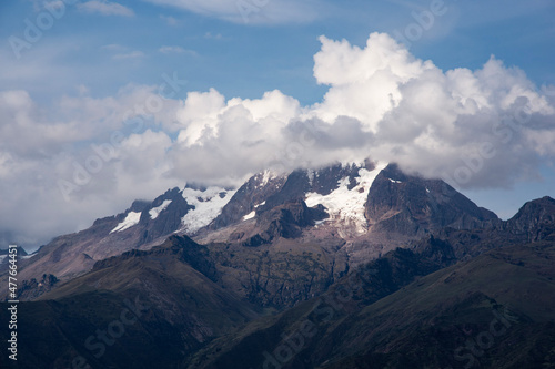 Mountain views of the Sacred Valley, Andes Mountains, Peru