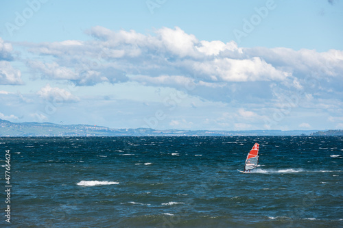 windsurf sur le lac de Genève