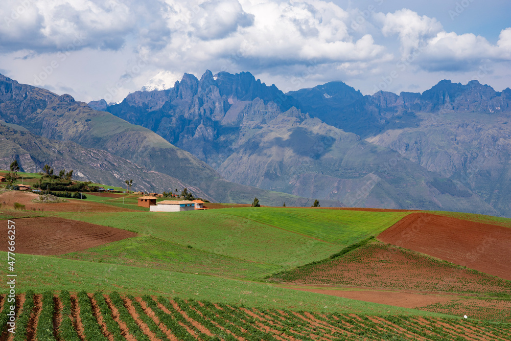 Beautiful scenery near Chinchero, Sacred Valley, Peru