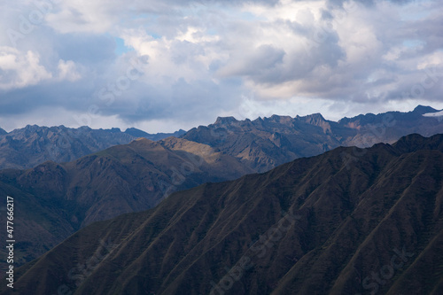 clouds over the mountains