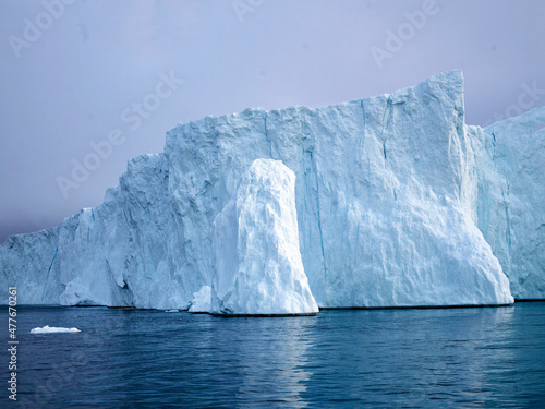 Arctic Glaciers in Ilulissat Icefjord, Greenland. Climate change, unesco save to ilulissat fjords. © murattellioglu