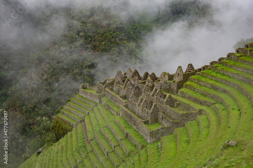 Views of Winay Wayna, Inca Trail, PEru