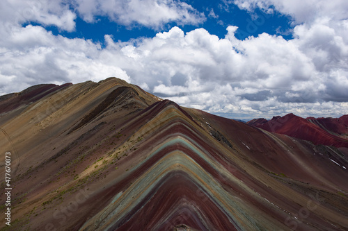 Vinicunca and the rainbow mountains of the Andes, Peru, near Cusco © Katherine