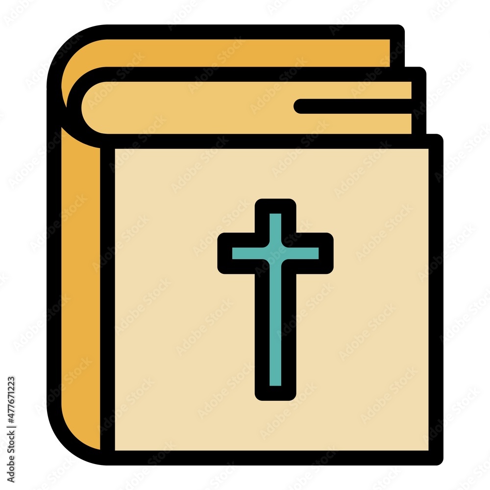 Religious care icon. Outline religious care vector icon color flat isolated Religious care icon. Outline religious care vector icon color flat isolated