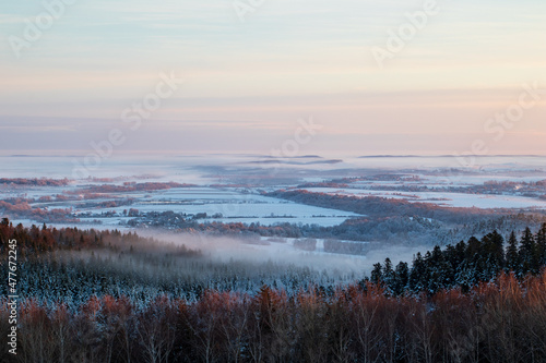 Wallpaper Mural sunrise in the mountains Torontodigital.ca